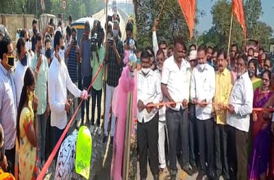 कल्याणमध्ये कॉंक्रिटीकरणावरुन राजकारण, एकाच रस्त्याचं भाजप आणि शिवसेनेकडून उद्घाटन