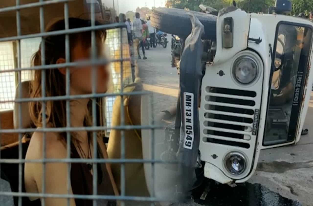 परदेशी तरुणीचा कराडमध्ये धिंगाणा, जीप चोरुन पळवली, दहा जण थोडक्यात वाचले