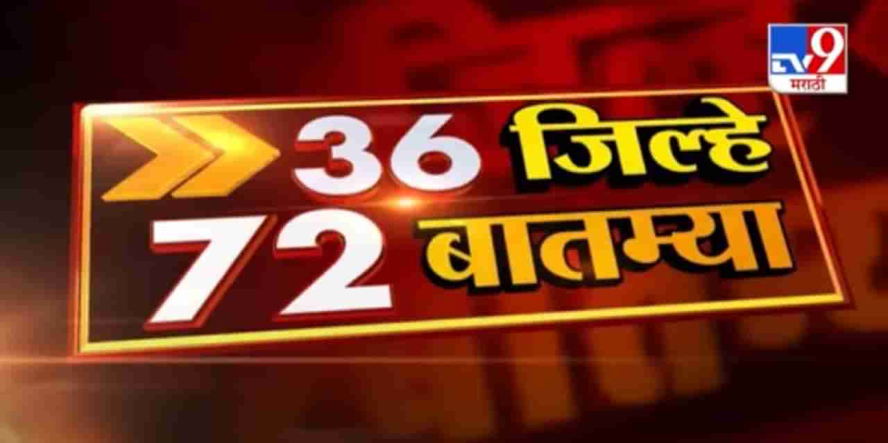 36 जिल्हे 72 बातम्या | 6:30 PM | 8 December 2020