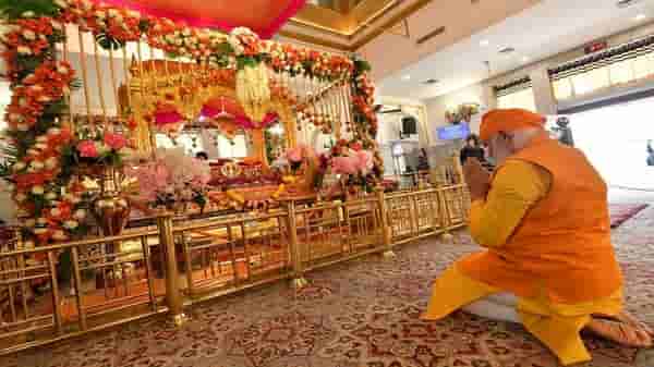 PHOTO | पंतप्रधान नरेंद्र मोदींची सकाळी अचानक दिल्लीतील गुरुद्वाराला भेट