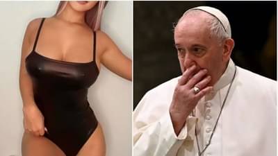 पोपच्या अकाऊण्टवरुन बिकीनी फोटो लाईक, मॉडेल म्हणते, चला... मी स्वर्गात जाणार