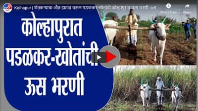 Kolhapur | शेतकऱ्याचा औत हातात धरून पडळकर-खोतांची कोल्हापुरात ऊस भरणी