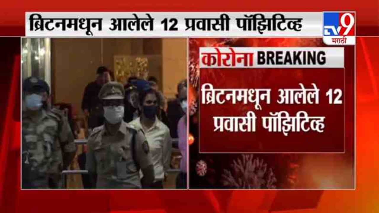 Mumbai Corona | ब्रिटनहून मुंबईत आलेले 12 प्रवासी कोरोना पॉझिटिव्ह