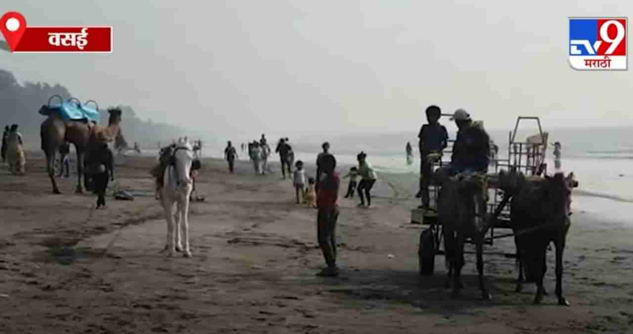 Vasai | नववर्षाच्या स्वागतासाठी वसई- विरारमध्ये पर्यटकांची गर्दी