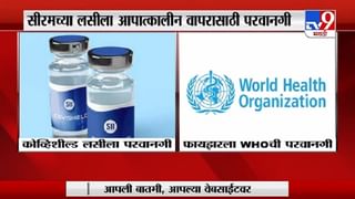 Covishield Vaccine | सीरम इन्स्टिट्यूटच्या कोव्हिशिल्ड लसीला आपत्कालीन वापरास मंजुरी