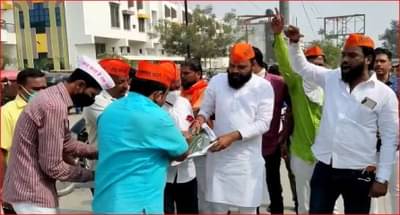 औरंगाबादचं नामांतर पेटलं,  थोरातांच्या फोटोला जोडे मारो कार्यक्रम