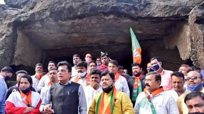 ठाकरे सरकारचा सम्राट अशोक कालीन गुंफेचा बिल्डरांशी सौदा करण्याचा घाट: सोमय्या