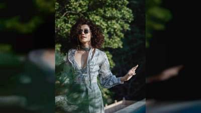 Taapsee Pannu : अभिनेत्री तापसी पन्नूचा ग्लॅमरस अंदाज, ग्रे रंगाच्या ड्रेसमध्ये स्टायलिश फोटोशूट
