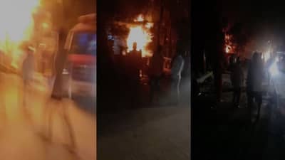 आग विझवताना गॅस सिलिंडरचा भीषण स्फोट, अग्निशमन दलाच्या 3 जवानांसह ७ जखमी