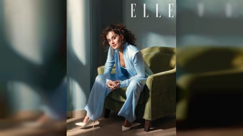 'ELLE'या ब्रॅन्डसाठी तिनं हे खास फोटोशूट केलं आहे. 'ELLE'या ब्रॅन्डची अॅनिवर्सरी असल्यानं तापसी त्यांची कव्हर गर्ल बनली आहे.