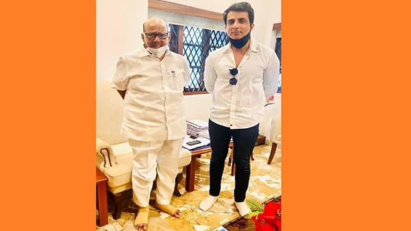 Sonu Sood Sharad Pawar | अभिनेता सोनू सूदनं शरद पवारांची घेतली भेट