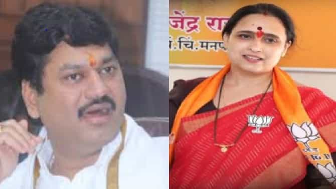 करुणा आणि रेणू शर्मा दोघीही एकाच घरात राहतात, मग मोठी बहीण का बोलत नाही?, चित्रा वाघ यांचा सवाल