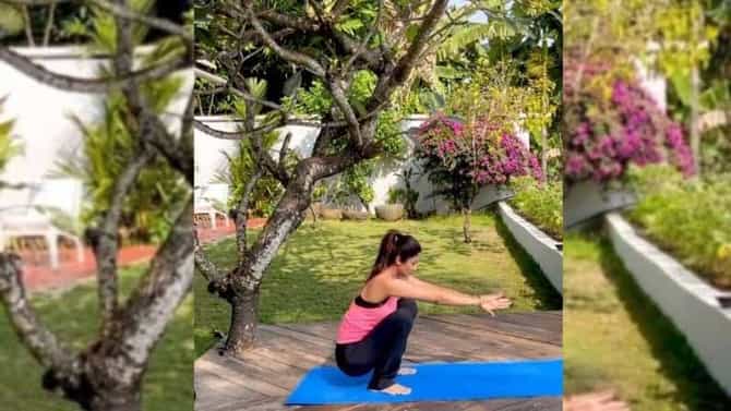Fitness Goal | ताणतणावापासून दूर राहण्यासाठी शिल्पा शेट्टी घेते व्यायामाचा आधार, पाहा व्हिडीओ...