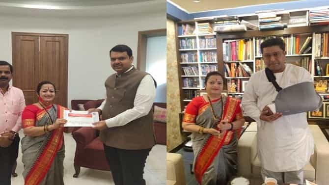 महापौर किशोरी पेडणेकर यांनी घेतली देवेंद्र फडणवीस, राज ठाकरेंची भेट, पवारांनाही भेटणार