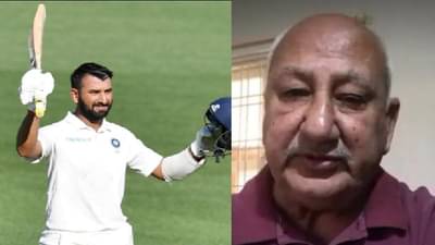 बॉल लागले, हेल्मेट फुटलं, खाली कोसळला, पण बॅटिंग सोडली नाही, पुजाराच्या बॅटिंगवर बापमाणूस खूश!