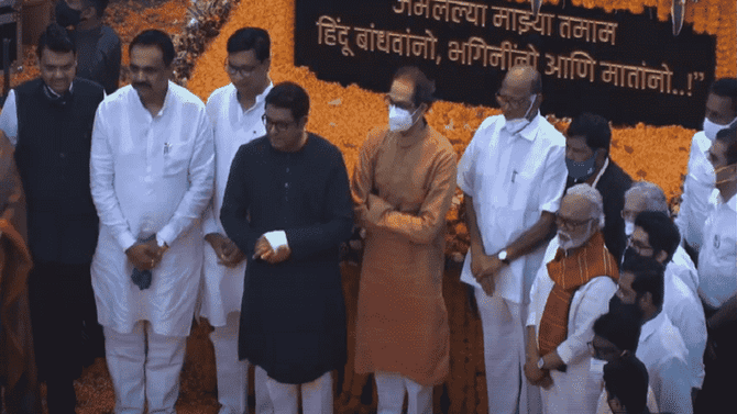 बाळासाहेबांच्या पुतळ्याचं अनावरण, महाराष्ट्राच्या राजकीय सभ्यतेचा श्रीमंत सोहळा