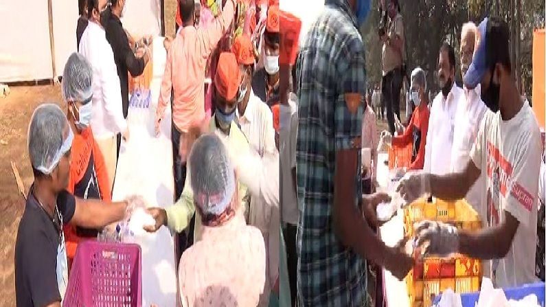 25 हजार पुलाव पॅकेट, केळी, डाळ आणि चपाती, शेतकरी मोर्चासाठी दादरच्या गुरुद्वाराची शिदोरी