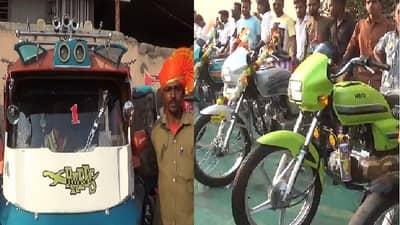 इचलकरंजीत अप्सरा आल्या, रिक्षा-स्प्लेंडर बाईक्सची अनोखी सौंदर्य स्पर्धा