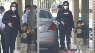 रागीट तैमुर आता शांत झाला, फोटोग्राफरला आता हाय हॅलो करतो...!