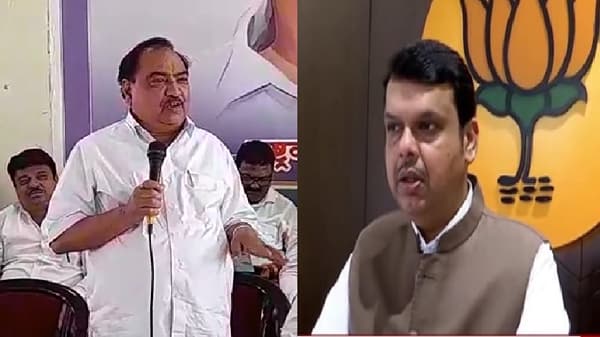 यांना मी पुन्हा येईन, मी पुन्हा येईनच करत बसावं लागणार, खडसेंचा फडणवीसांना टोला