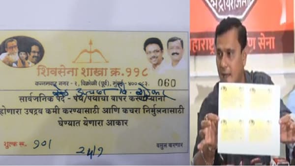बाळासाहेबांचा फोटो लावून शिवसेनेकडून खंडणी सुरु, संदीप देशपांडेंकडून पुरावे सादर