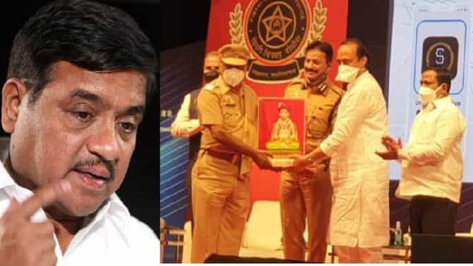 आर आर पाटलांच्या पोलीस भावाचा सत्कार, आबांच्या आठवणींनी अजितदादा गहिवरले