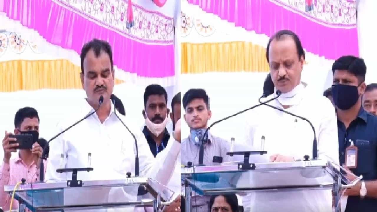 साहेब-दादांच्या सभेला वडील नेहमी यायचे, मी मंत्री असताना मात्र हयात नाहीत, अजितदादांसमोर दत्ता भरणे भावूक