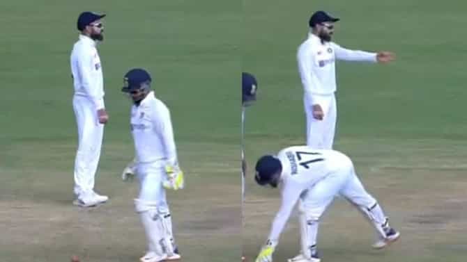 VIDEO : ओए, मेनन! थेट पिचमध्येच धावतोय यार, विराट कोहलीची अंपायरकडे तक्रार, व्हिडीओ व्हायरल