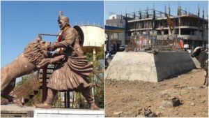 तुळजापुरात शिवाजी महाराजांच्या पुतळ्याचं काम 2 वर्षांपासून रखडलं, नगरसेवकांचा उपोषणाचा इशारा 