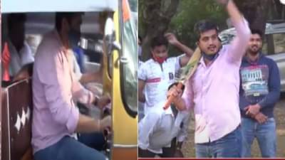 VIDEO | रोहित पवारांनी आरेत काय काय केलं? झाड लावलं, रिक्षातून सफारी आणि क्रिकेटचे फटके