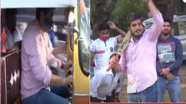 VIDEO | रोहित पवारांनी आरेत काय काय केलं? झाड लावलं, रिक्षातून सफारी आणि क्रिकेटचे फटके