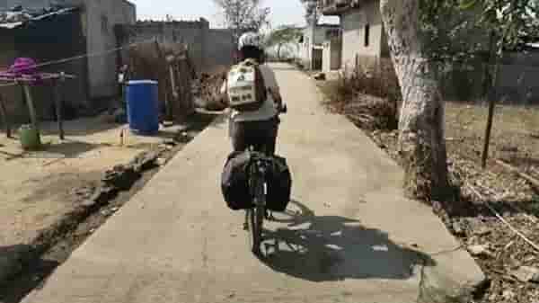 पर्यावरण संवर्धनासाठी 21 वर्षीय तरुणीची भ्रमंती, सायकलवरुन महाराष्ट्रभर प्रवास