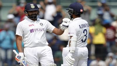 India vs England 2nd Test, 1st Day Highlights  | रोहित-रहाणेची संयमी भागीदारी, पहिल्या दिवसखेर टीम इंडियाच्या 300 धावा