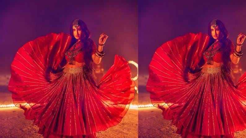 नोराचा हा लूक अतिशय हटके आहे. त्यामुळे तिच्या चाहत्यांनाही तिचा हा लूक घायाळ करतोय.