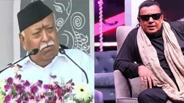 आरएसएस प्रमूख मोहन भागवत यांनी मुंबईमध्ये अभिनेता मिथून चक्रवर्ती यांची भेट घेतली आहे.
