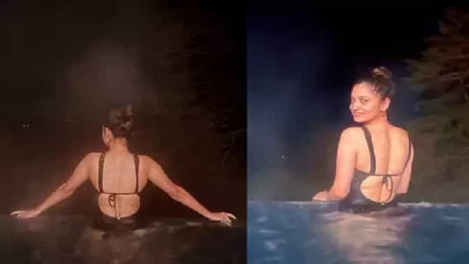 अंकिताची पूलमध्ये धमाल, फोटो पाहून सुशांतच्या चाहत्यांचा चढला पारा!