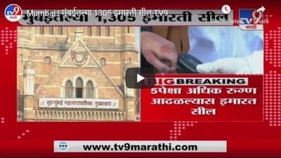 Mumbai | मुंबईतल्या 1305 इमारती सील