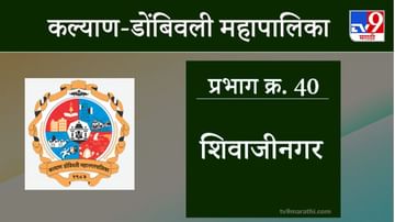 KDMC Election 2021 Ward No 40 Shivajinagar Ward : कल्याण डोंबिवली मनपा निवडणूक, वॉर्ड 40 शिवाजीनगर