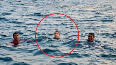 Rahul Gandhi | सुरक्षेचं कवच भेदत राहुल गांधींची समुद्रात उडी, घेतला मासेमारीचा अनुभव