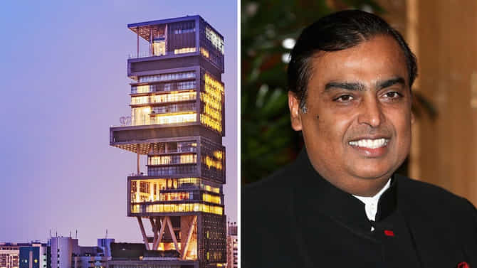 जिथं स्फोटकांनी भरलेली गाडी सापडली ते अंबानींचं अँटेलिया हाऊस कसं आहे?