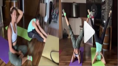 VIDEO : अभिनेत्री रकुलप्रीत सिंहचा पावरी स्टाईल योगा, चाहत्यांकडून लाईक्सचा पाऊस