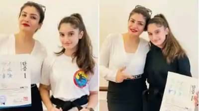 रवीना टंडनने केलं लेकीचं कौतुक, पोस्ट शेअर करत म्हणाली...