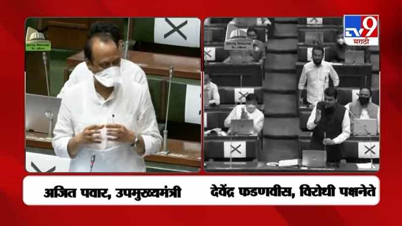 Vidhansabha Session 2021 | विधानसभेत खडाजंगी, दादांच्या पोटात, तेच ओठात; फडणवीसांचा टोला