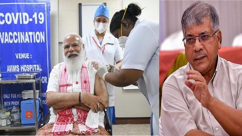 'मोदी हिंदू निष्ठेचे ढोल बडवतात, पण हिंदू नर्सेसवर त्यांचा विश्वास नाही', लसीकरणावरुन आंबेडकरांची खोचक टीका