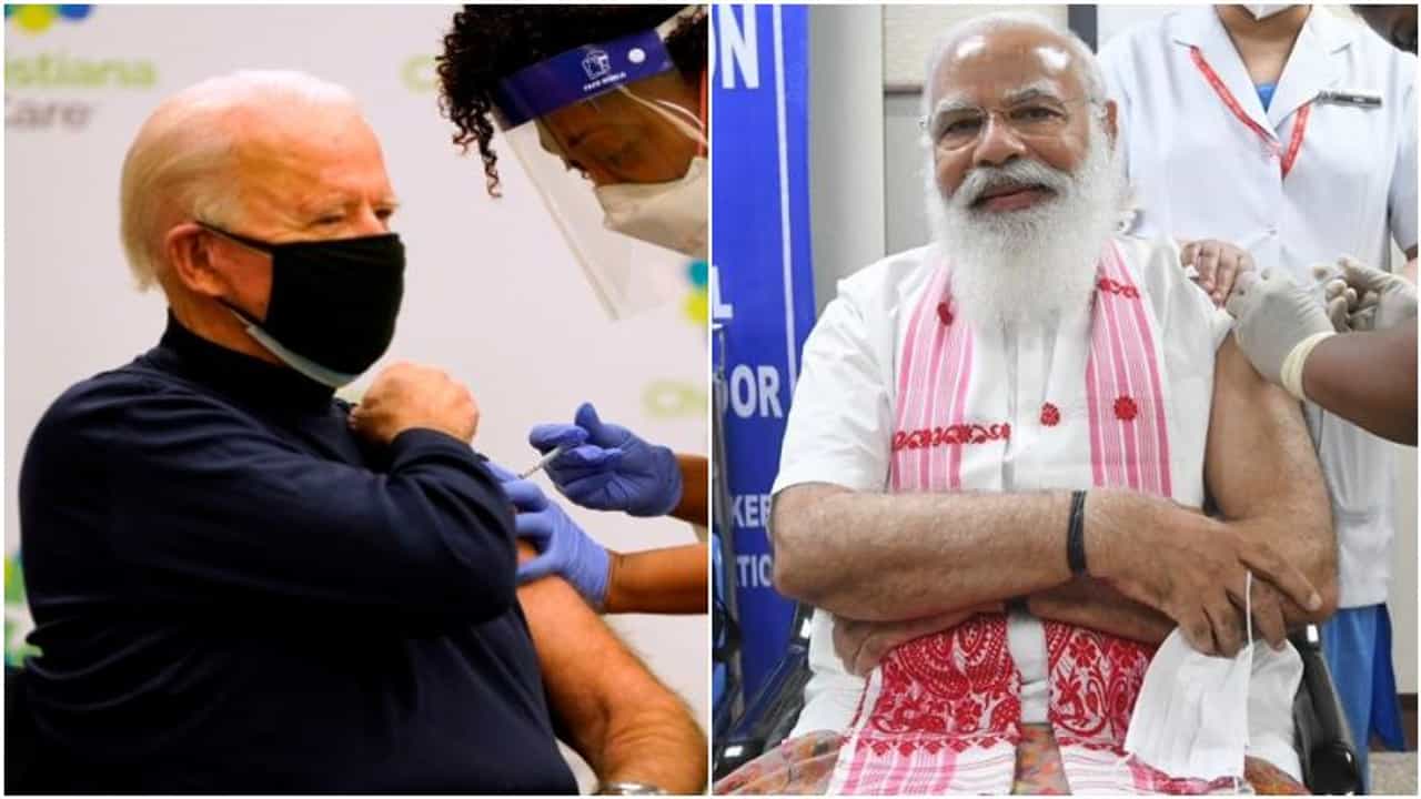 फोटोसाठीच अट्टाहास माझा, लसीकरण करताना मास्क काढल्याने काँग्रेसचा मोदींवर हल्लाबोल