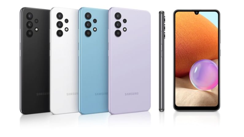 5000mAh बॅटरी, चार कॅमेरे, Samsung Galaxy A32 लाँच, स्मार्टफोनवर 2000 रुपयांचा डिस्काऊंट 5000mAh बॅटरी, चार कॅमेरे, Samsung Galaxy A32 लाँच, स्मार्टफोनवर 2000 रुपयांचा डिस्काऊंट
