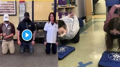 Gravity Challenge नेमकं काय? गुडघ्यावर रेलून पाठीवर हात ठेवण्याचं चॅलेंज तुम्हाला जमेल?