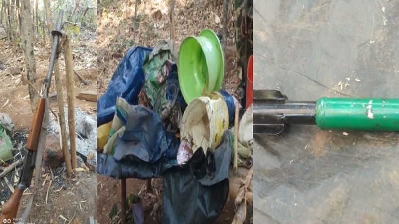 घनदाट जंगलात महाराष्ट्र पोलिसांचा धमाका, नक्षलवाद्यांचा हत्यारांचा अड्डा उद्ध्वस्त, जवानांच्या मदतीसाठी हेलिकॉप्टर्स