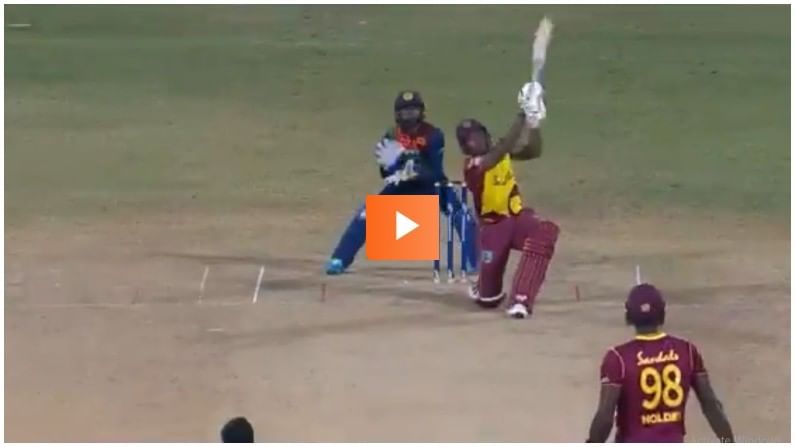 Video | IPL मध्ये 75 लाखांची बोली, वेस्ट इंडिजच्या ऑलराऊंडरचा धमाका, 6 चेंडूत सामना फिरवला