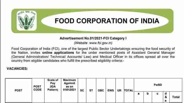 FCI Manager Final Result 2021: मॅनेजर भरती परीक्षेचा अंतिम निकाल जारी, असा करा चेक निकाल